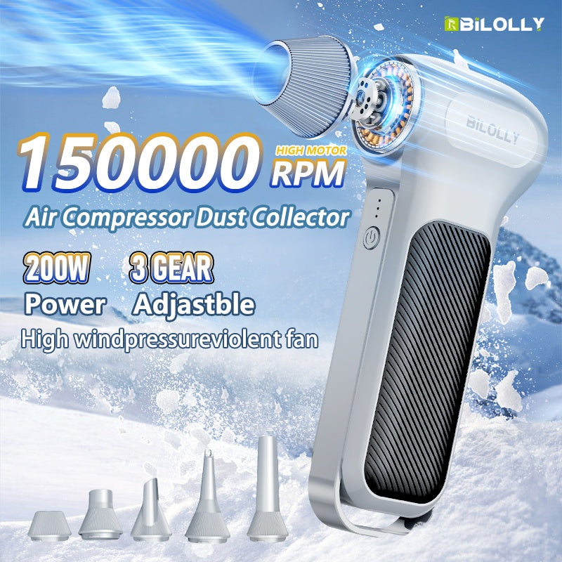 Electric Air Duster 150000RPM 200W Cordless Blower Keyboard Cleaner 8000mAh